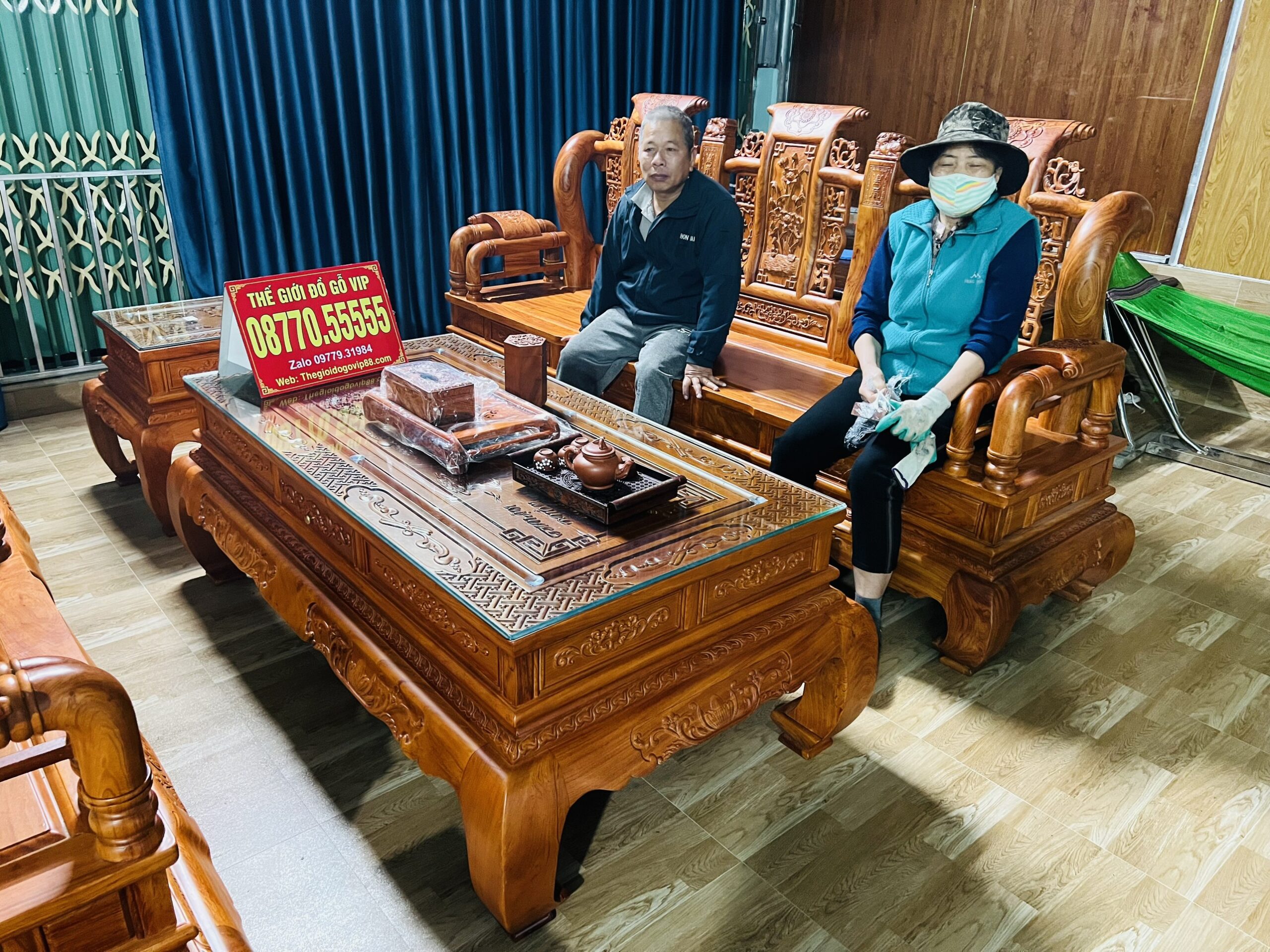 [ 15/2 BÀN GIAO BỘ QUỐC TẦN ĐỤC TAY CHO CHÚ BẢO- BẮC GIANG]
