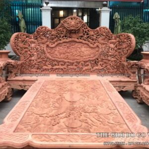 Cửu Long Bát Mã 12 Món - Gỗ Hương Đá