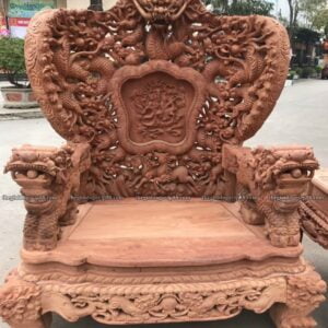Cửu Long Bát Mã 12 Món - Gỗ Hương Đá