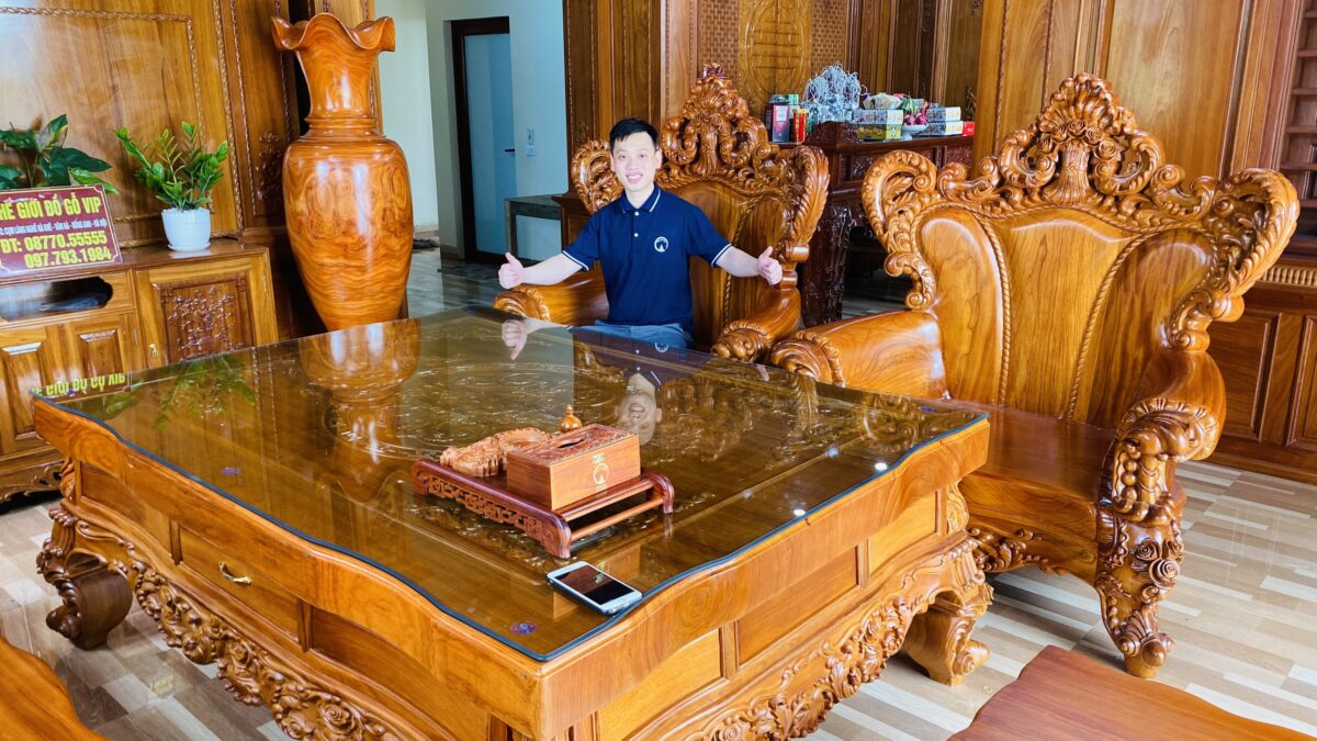 [ 1/3 Bộ hoàng gia hoa hồng nguyên khối]