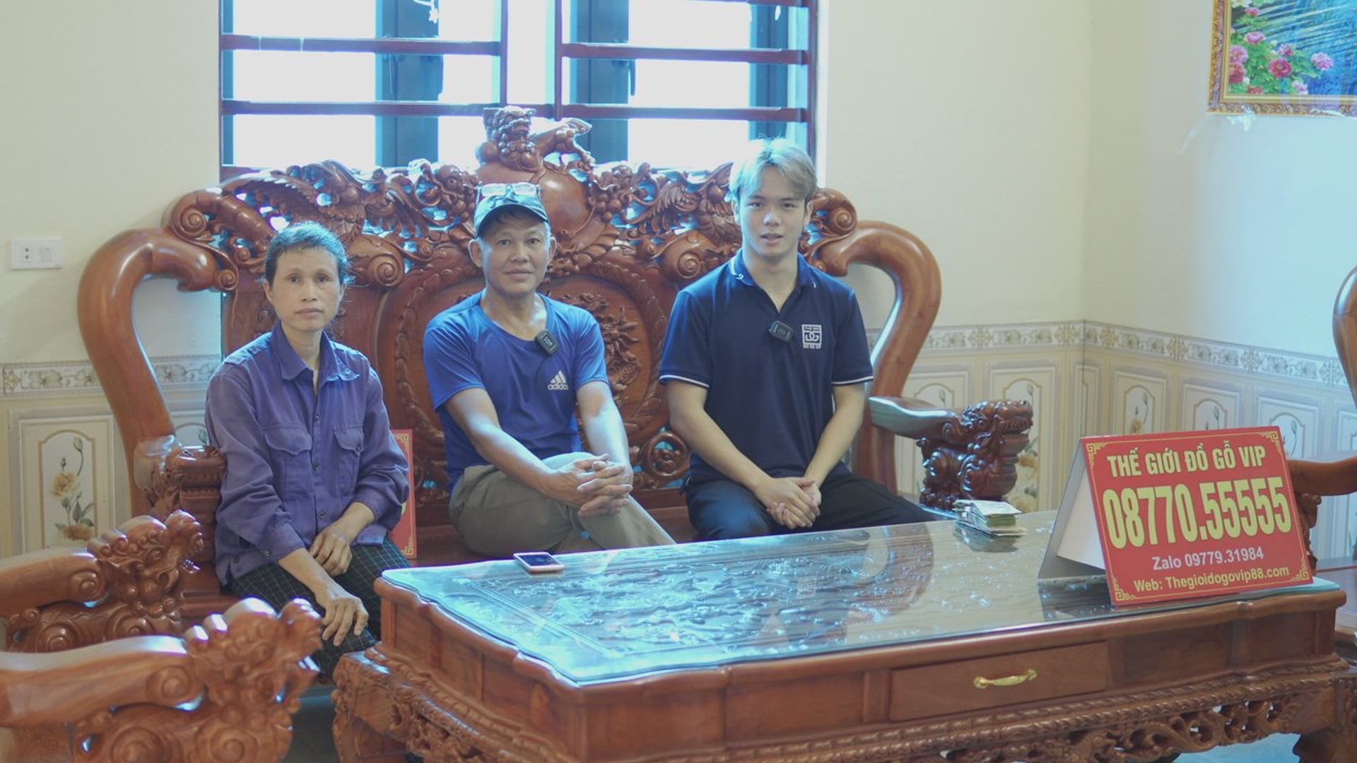 [3/4 BÀN GIAO BỘ NGHÊ BẢO ĐỈNH CHO CHÚ QUỐC- CÔ HUỆ THÁI NGUYÊN ]