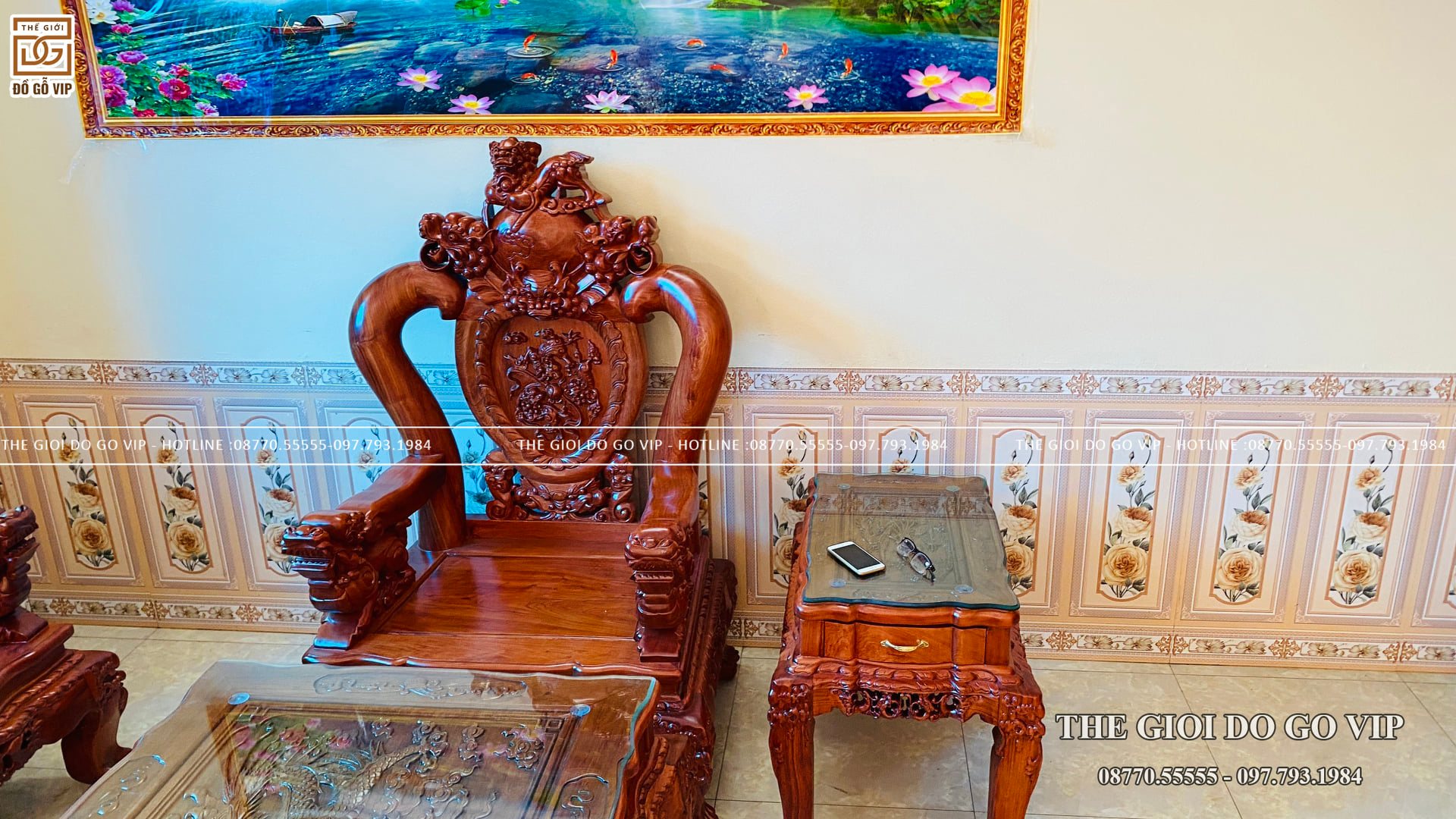 [3/4 BÀN GIAO BỘ NGHÊ BẢO ĐỈNH CHO CHÚ QUỐC- CÔ HUỆ THÁI NGUYÊN ]