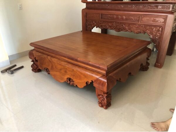 Sập nằm gỗ hương đá được ưa chuộng trên thị trường