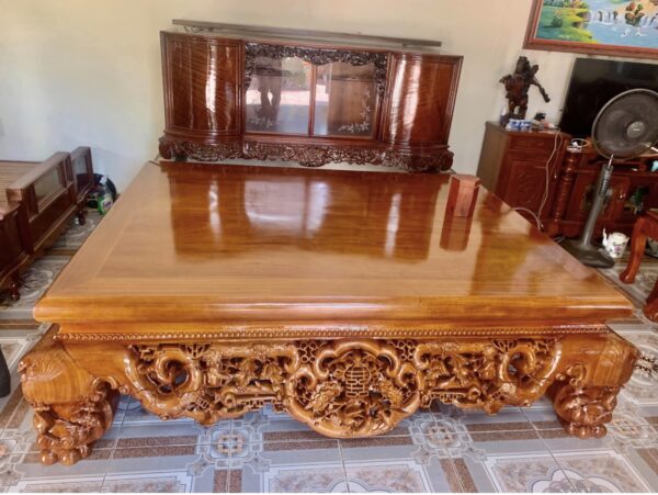 Sập nằm gỗ hương đá sang trọng