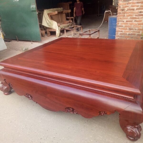 Sập nằm gỗ hương đá yếm dày