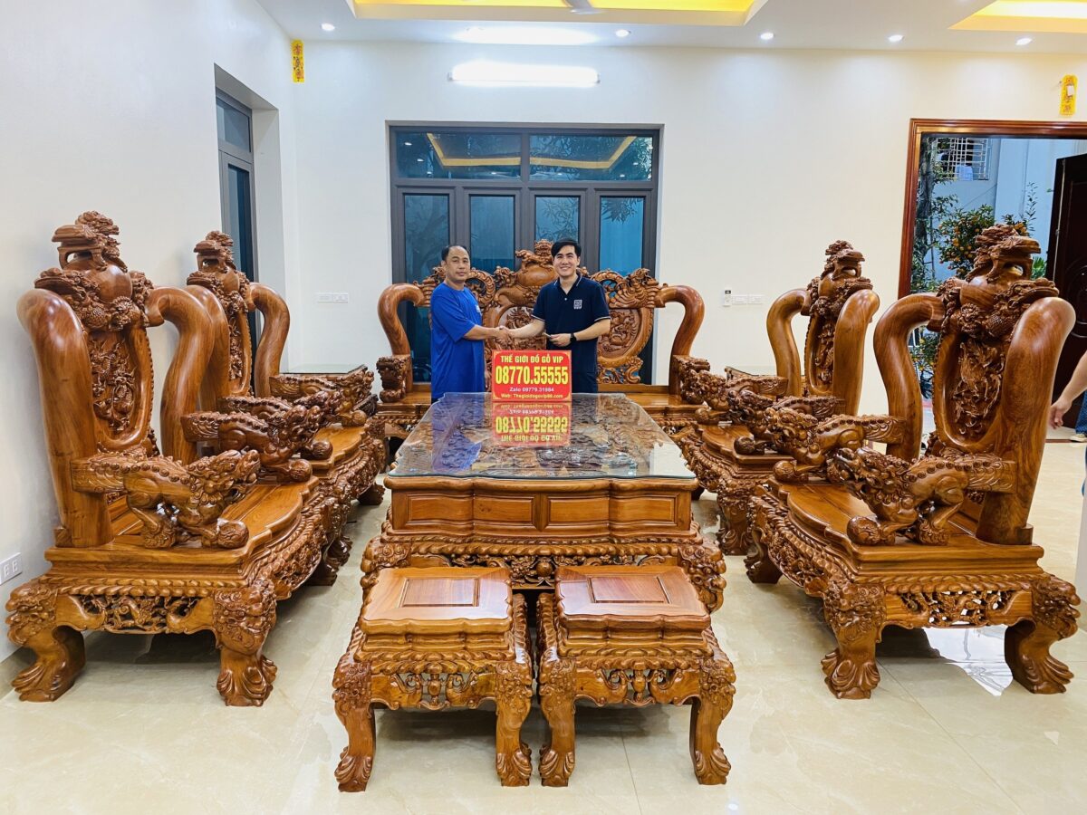 [1/6] Bàn Giao Bộ Bàn Ghế Cho A Ngọc Ở Đông Anh, Hà Nội