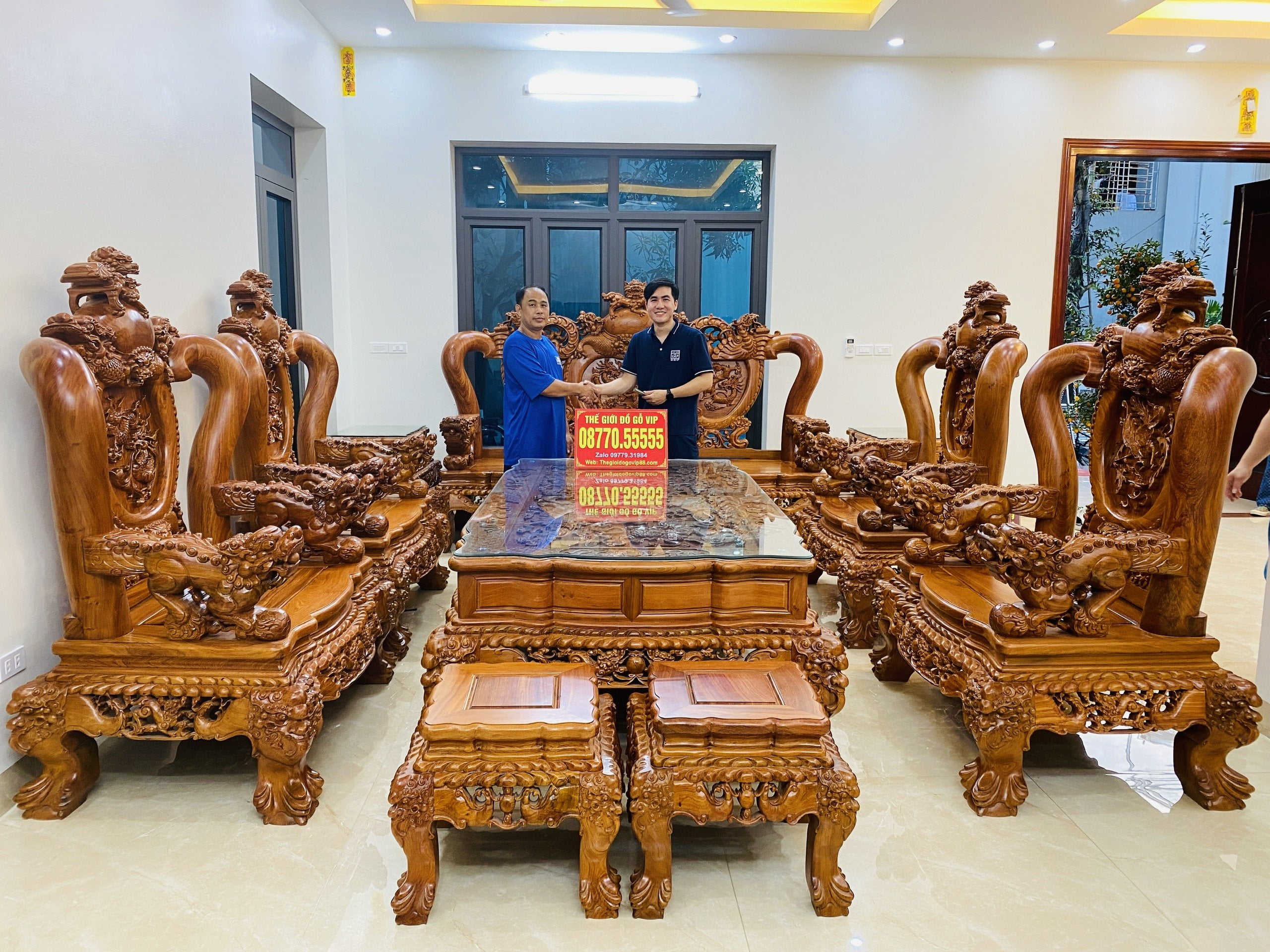 [1/6] Bàn Giao Bộ Bàn Ghế Cho A Ngọc Ở Đông Anh, Hà Nội
