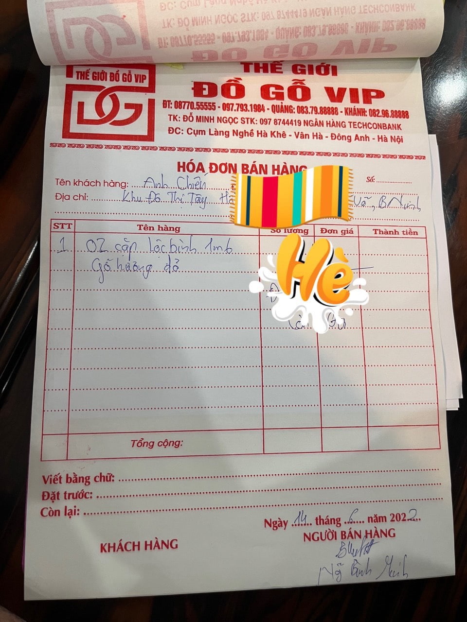 [14/7] CHỐT ĐƠN CHO A TRAI BẮC NINH