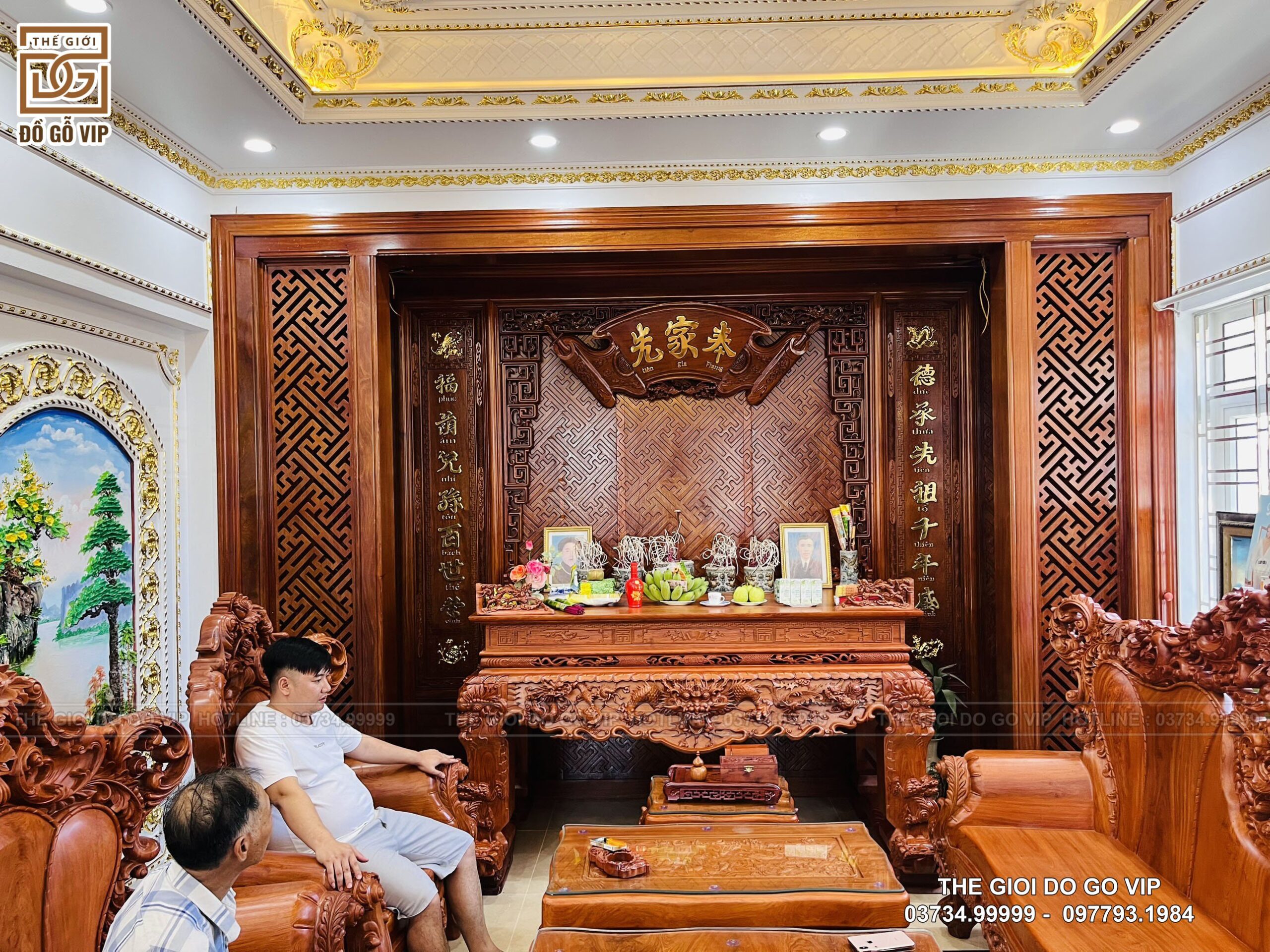 [26/7] BÀN GIAO COMBO PHÒNG KHÁCH VÀ PHÒNG THỜ CHO A TRAI THÁI BÌNH