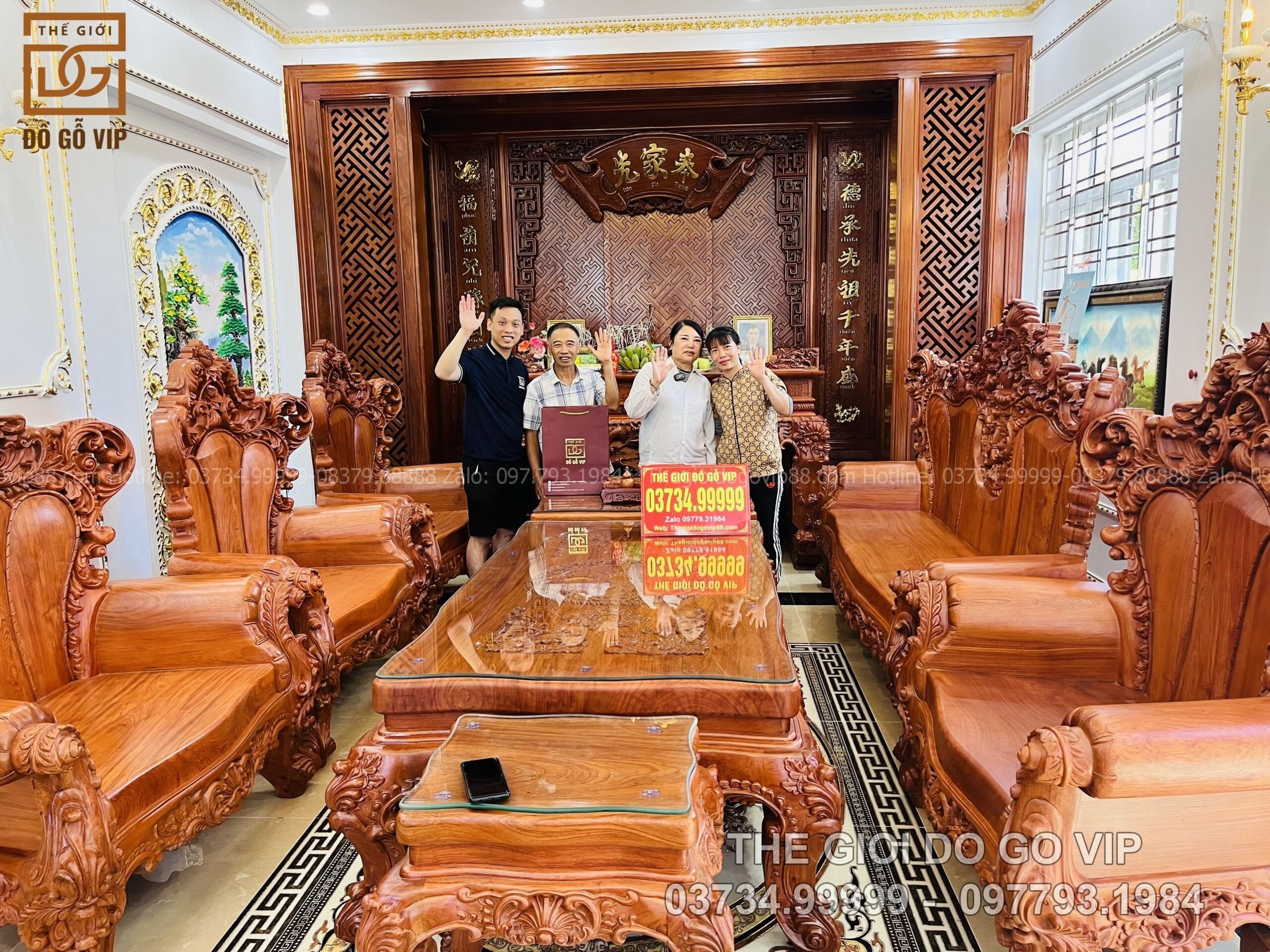 [26/7] BÀN GIAO COMBO PHÒNG KHÁCH VÀ PHÒNG THỜ CHO A TRAI THÁI BÌNH