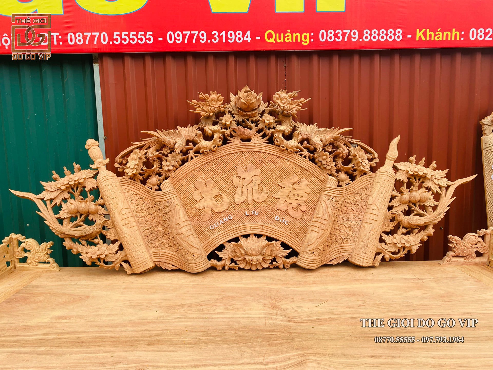 COMBO PHÒNG THỜ - GỖ HƯƠNG ĐÁ CAO CẤP