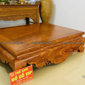 SẬP NGỒI CHÂN 24 GỖ HƯƠNG ĐÁ - CAO CẤP