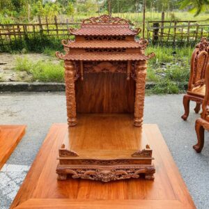 BAN THẦN TÀI ÔNG ĐỊA - GỖ HƯƠNG ĐÁ CAO CẤP