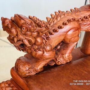 NGHÊ HOÀNG ĐẾ CỘT 18 CHÂN 20 - 10 MÓN GỖ HƯƠNG ĐÁ