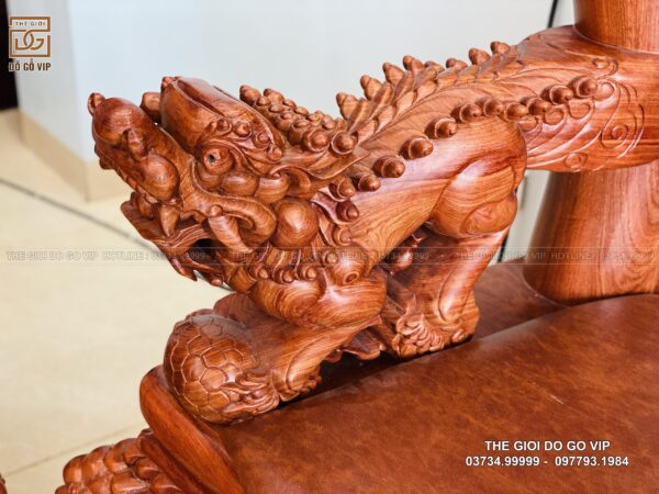 NGHÊ HOÀNG ĐẾ CỘT 18 CHÂN 20 - 10 MÓN GỖ HƯƠNG ĐÁ