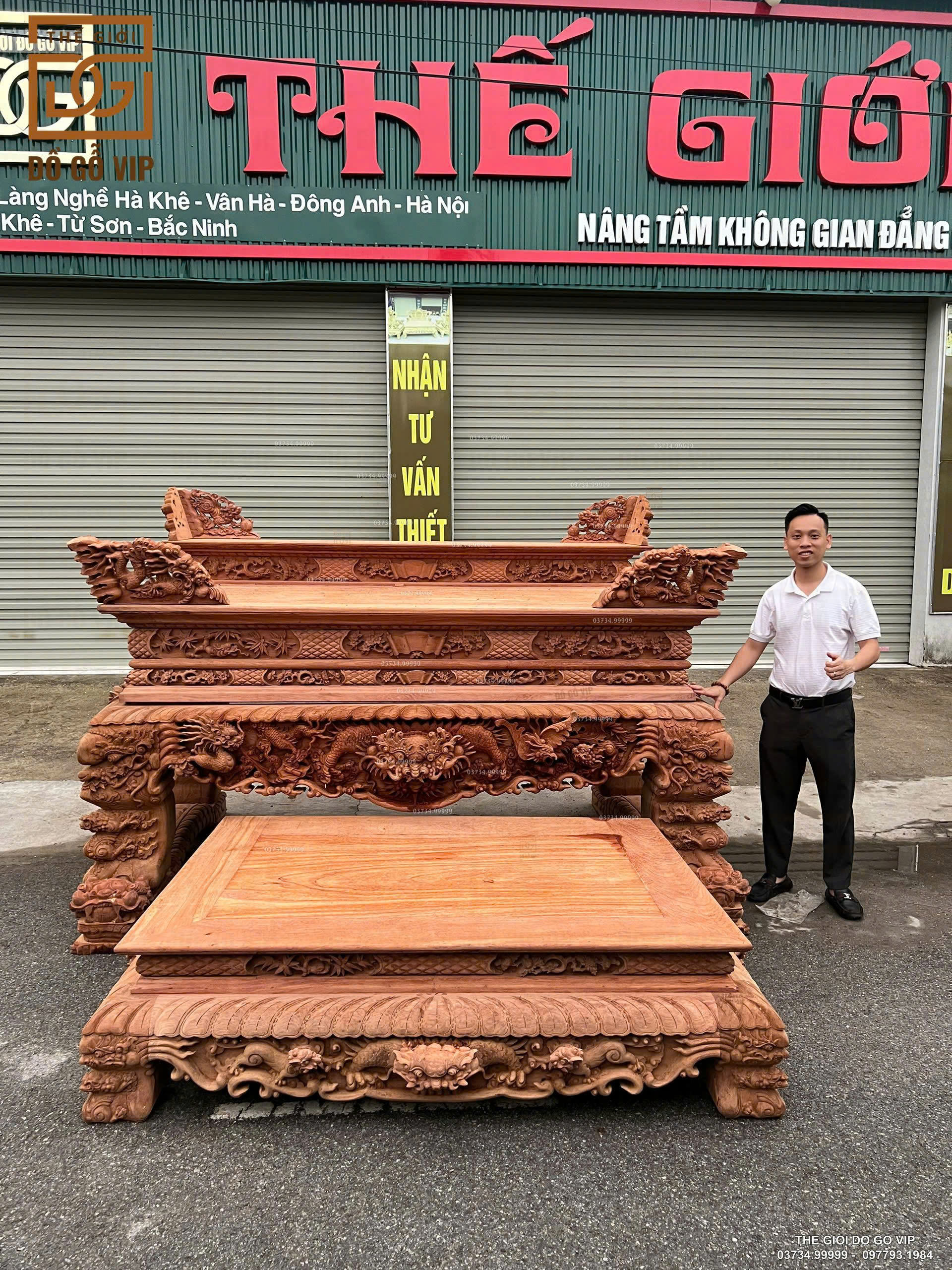 SẬP THỜ VIP HƯƠNG ĐÁ