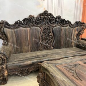 Hoàng Gia Nguyên Khối Gỗ Mun Hoa Lào